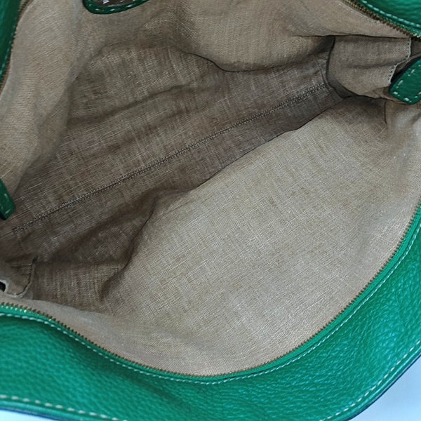 Calfskin Tote Bag Green