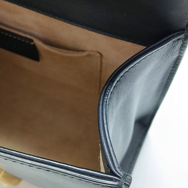 Authenticated pre-owned Padlock Small Calfskin Black - Crossbody Bag at Looply