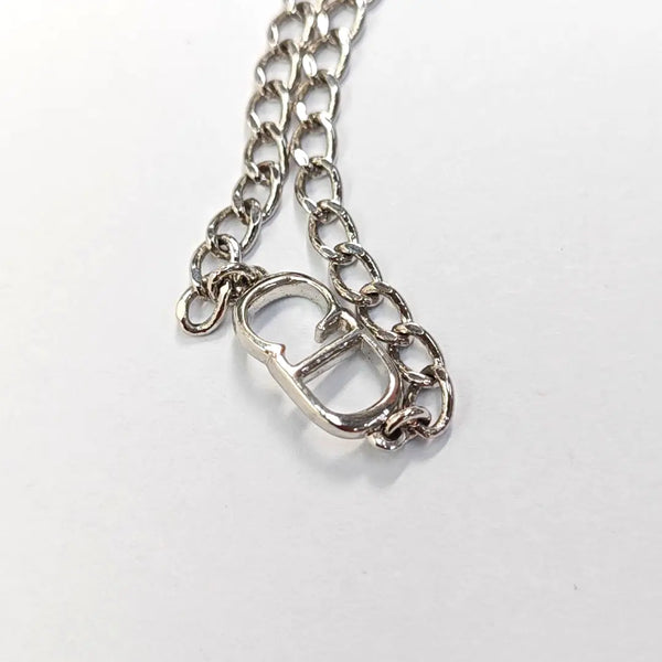 Authenticated pre-owned CD Icon Silver-tone Metal Chain Bracelet - Bracelet at Looply
