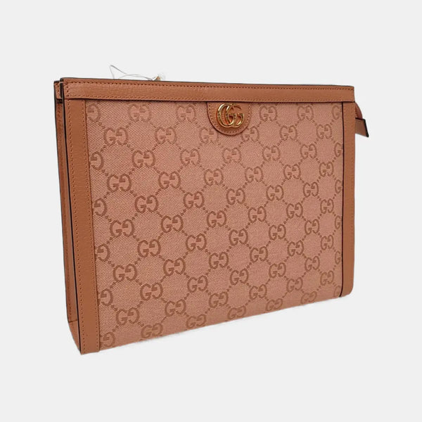 Authenticated pre-owned Ophidia Monogram Canvas Pink - Clutch at Looply