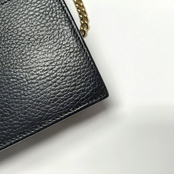 Authenticated pre-owned Interlocking G Calfskin Black - Shoulder Bag at Looply