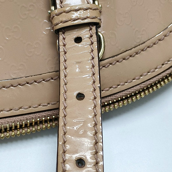 Authenticated pre-owned Microguccissima Monogram Patent Leather Pink - Shoulder Bag at Looply