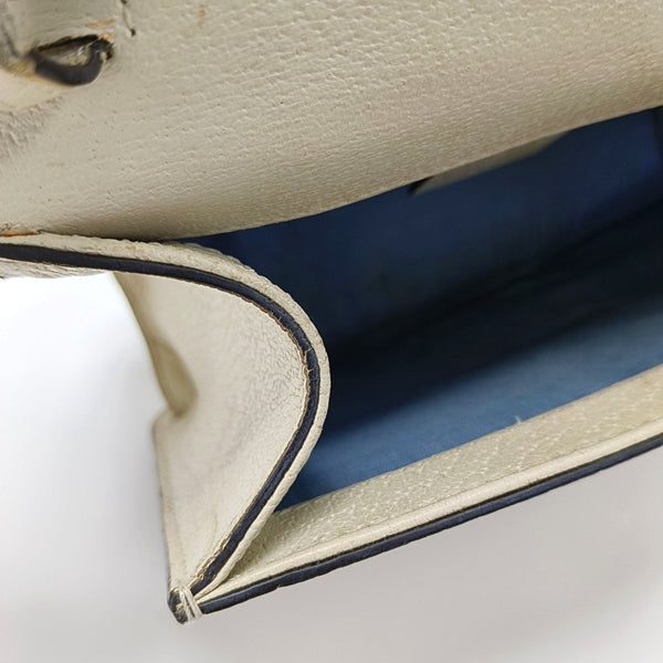 Authenticated pre-owned Sylvie Small Calfskin White - Shoulder Bag at Looply