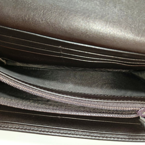 Authenticated pre-owned Microguccissima Monogram Calfskin Brown Wallet - Wallet at Looply