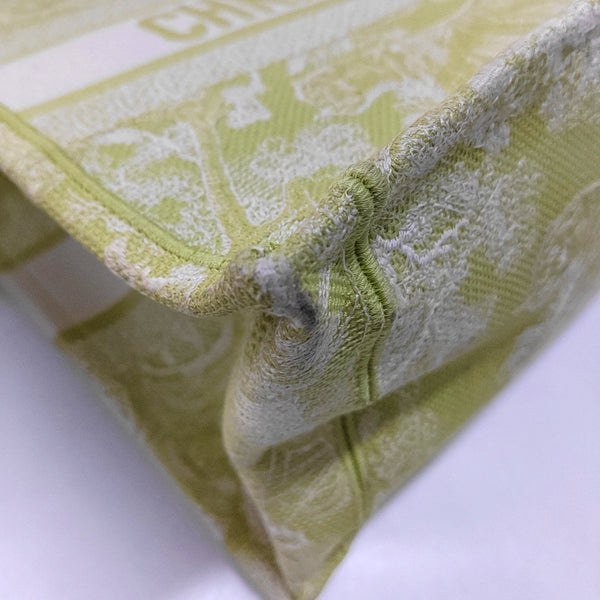 Authenticated pre-owned Book Tote Medium Fabric Yellow - Top Handle Bag at Looply