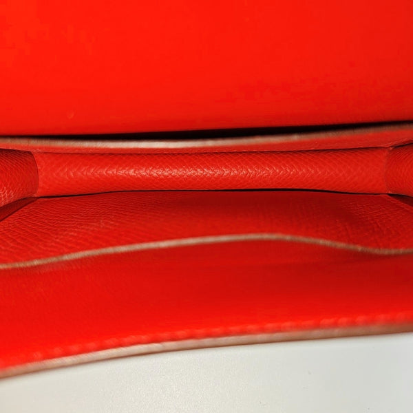 Authenticated pre-owned Constance Slim Epsom Red Wallet - Wallet at Looply