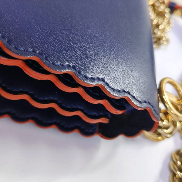 Authenticated pre-owned Kan I Small Calfskin Blue - Crossbody Bag at Looply