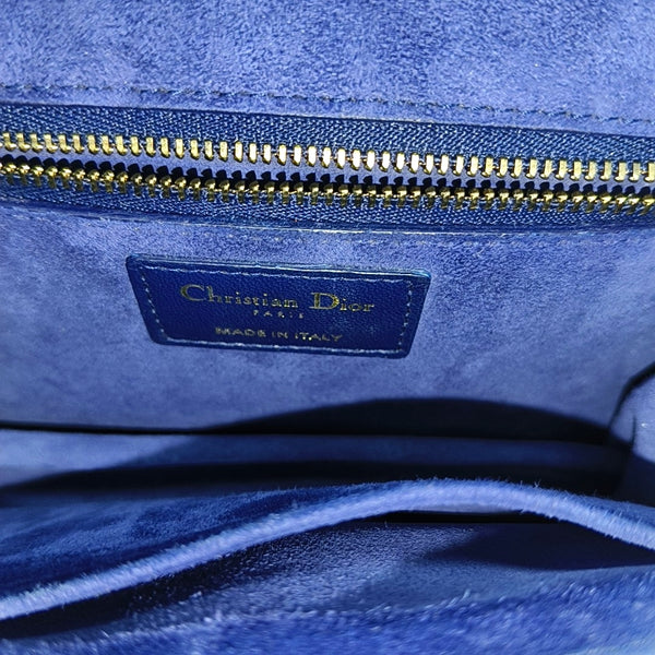 Dioraddict Cannage Lambskin Blue