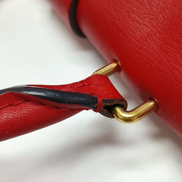 Authenticated pre-owned Locky BB Monogram Coated Canvas Red - Shoulder Bag at Looply