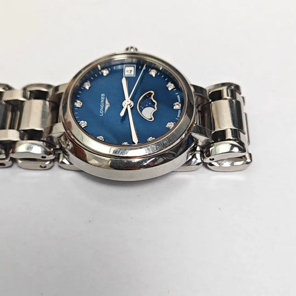 PrimaLuna 30.5mm Blue Quartz Watch