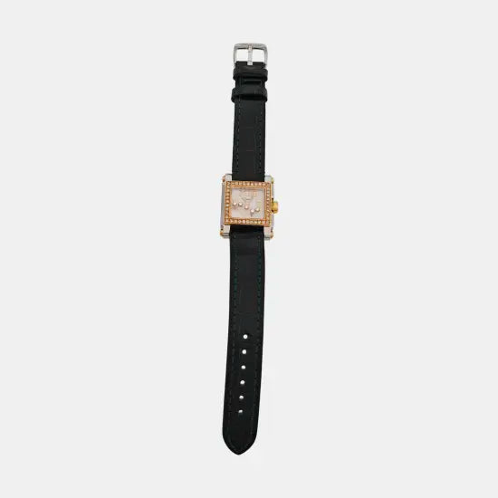 PREMIERE Reloj de cuarzo de acero inoxidable negro de 20 mm