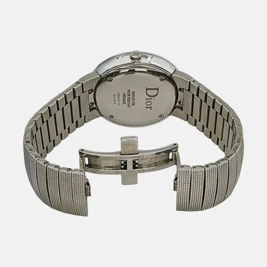 38mm Silver Quartz Watch