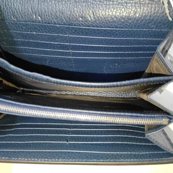 Authenticated pre-owned Dionysus Super Mini Calfskin Blue - Shoulder Bag at Looply