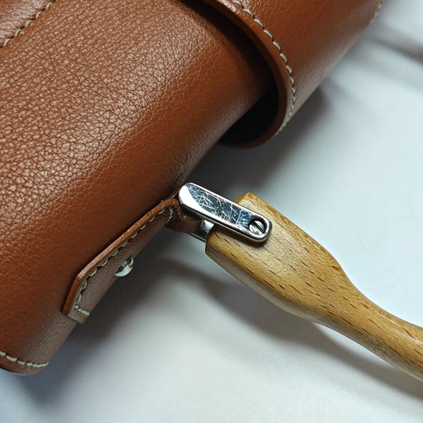 Authenticated pre-owned Saïgon Mini Coated Canvas Brown - Shoulder Bag at Looply