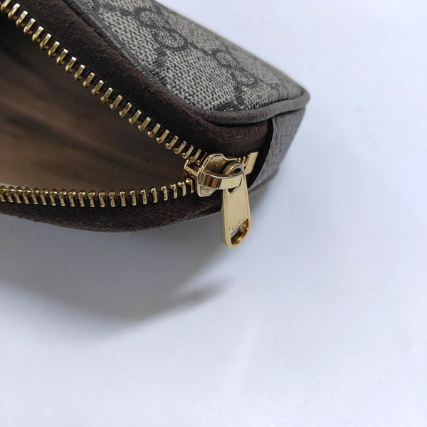 Authenticated pre-owned Ophidia Monogram Coated Canvas Beige - Clutch at Looply