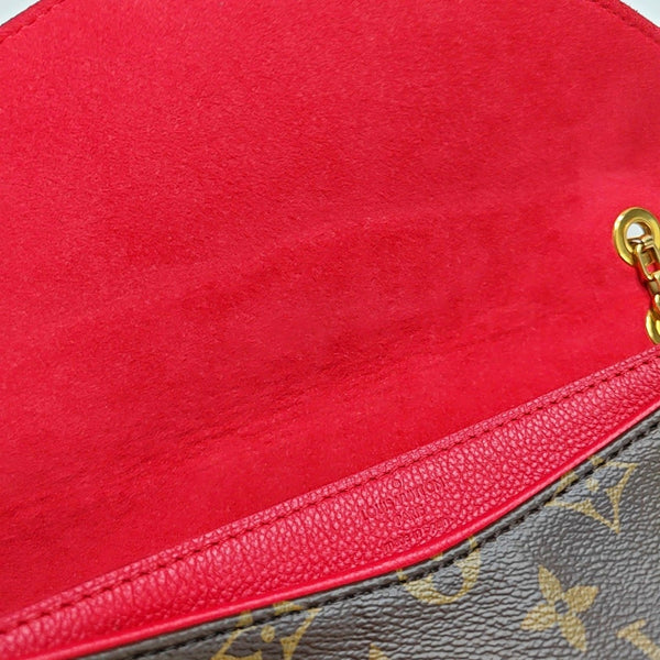 Authenticated pre-owned Pallas Monogram Coated Canvas Brown - Shoulder Bag at Looply