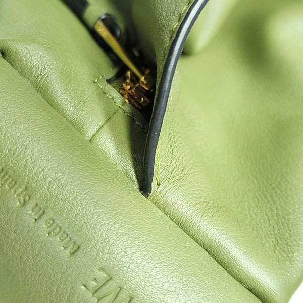 Authenticated pre-owned Puzzle Hobo Calfskin Green - Top Handle Bag at Looply