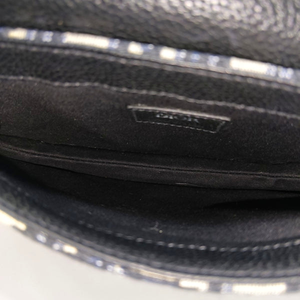 Authenticated pre-owned Saddle Monogram Canvas Blue - Shoulder Bag at Looply