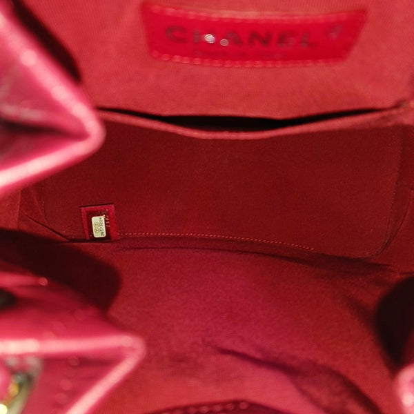 GABRIELLE Small Quilted Calfskin Red