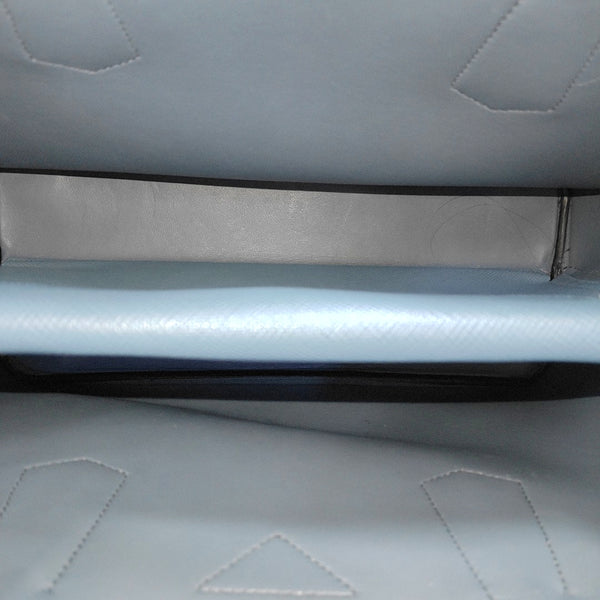 Double Medium Saffiano Calfskin Blue