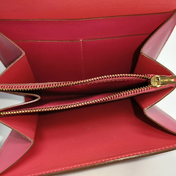 Authenticated pre-owned Constance Box Calf Pink Wallet - Wallet at Looply