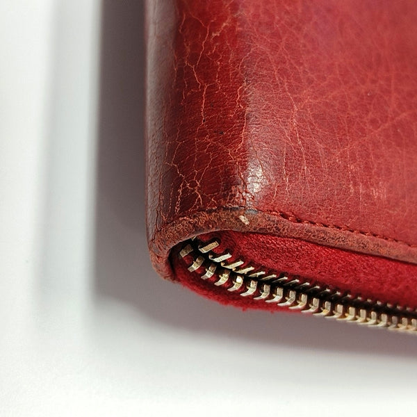Authenticated pre-owned Classic City Lambskin Red Wallet - Wallet at Looply