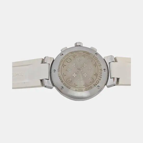 TAMBOUR 34mm White Quartz Watch