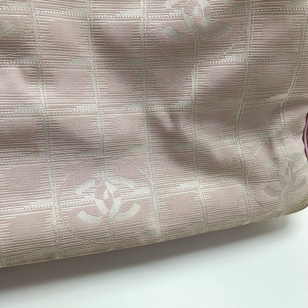 Authenticated pre-owned Travel Line Nylon Pink - Top Handle Bag at Looply