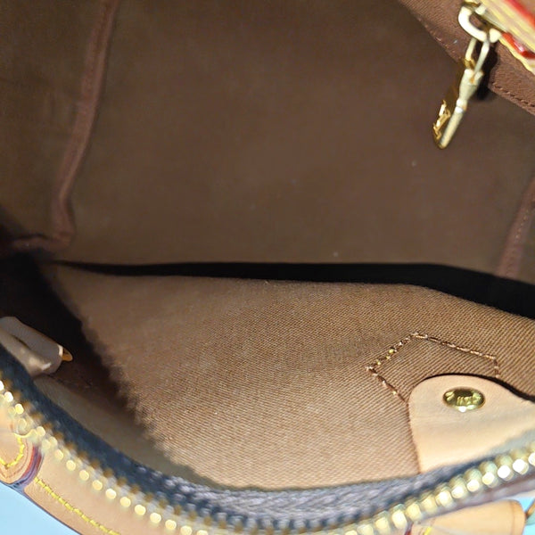 Authenticated pre-owned Speedy 25 Monogram Coated Canvas Brown - Shoulder Bag at Looply