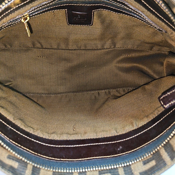 Canvas Shoulder Bag Brown