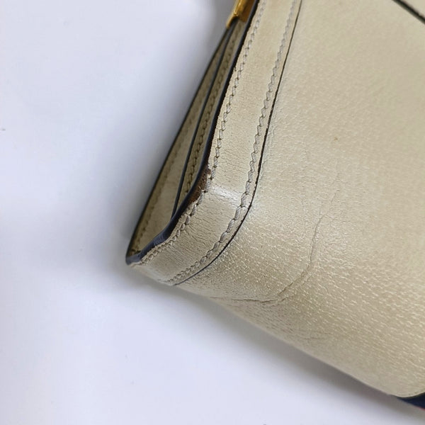 Authenticated pre-owned Ophidia Small Calfskin White - Shoulder Bag at Looply