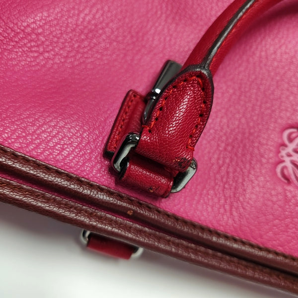 Authenticated pre-owned Amazona Calfskin Pink - Top Handle Bag at Looply