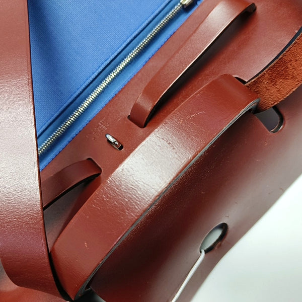 Authenticated pre-owned Herbag 31 Canvas Blue - Shoulder Bag at Looply