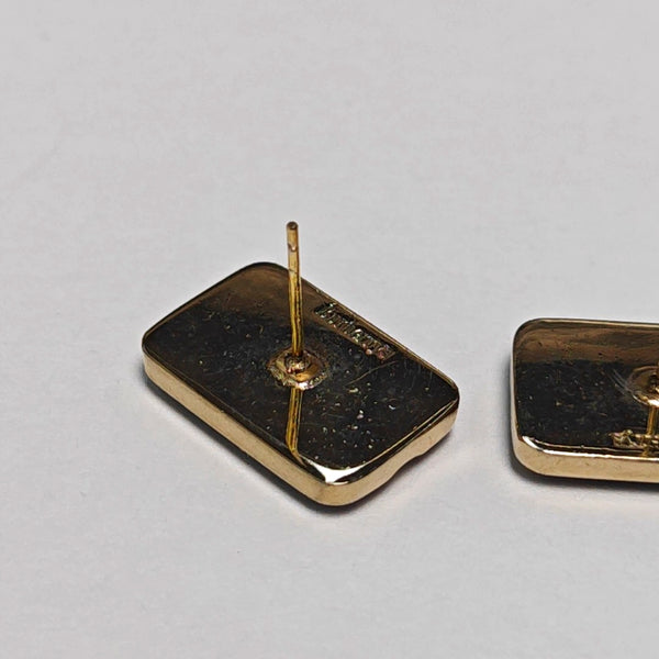 Gold-tone Metal Gold Earring