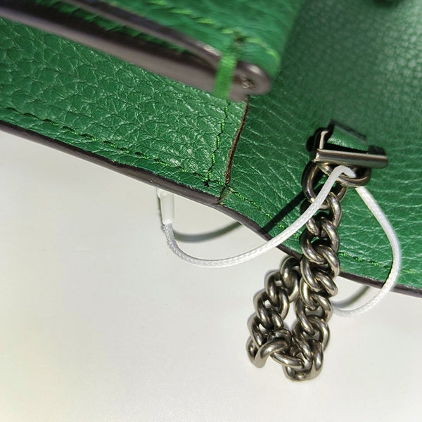 Authenticated pre-owned Dionysus Super Mini Calfskin Green - Shoulder Bag at Looply