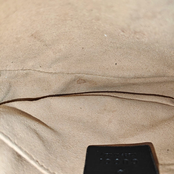 Authenticated pre-owned GG Marmont Calfskin Black - Belt Bag at Looply
