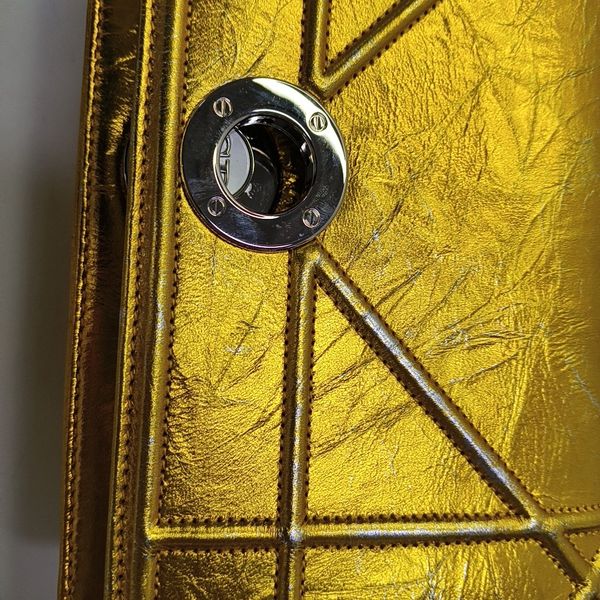 Authenticated pre-owned Diorama Small Calfskin Yellow - Shoulder Bag at Looply