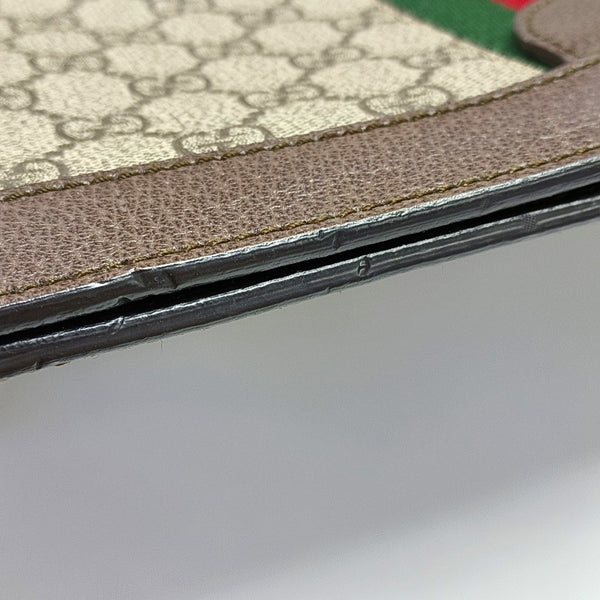 Authenticated pre-owned Ophidia Small Monogram Coated Canvas Beige - Shoulder Bag at Looply