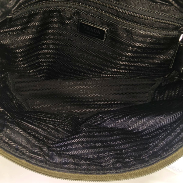 Leather Shoulder Bag Green