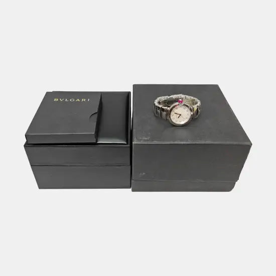 Reloj automático blanco de 30 mm