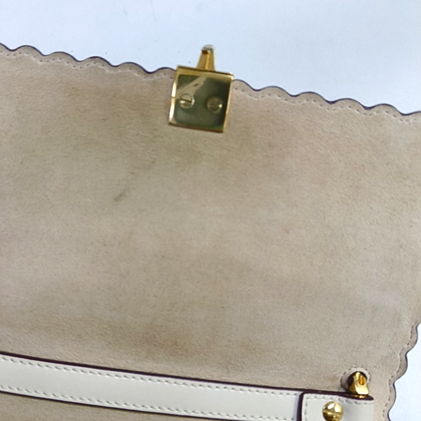 Authenticated pre-owned Kan I Small Calfskin Beige - Crossbody Bag at Looply