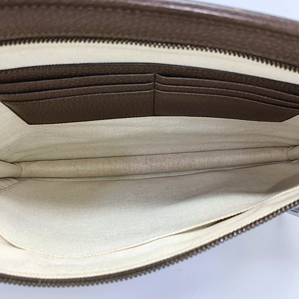 Authenticated pre-owned Ophidia Monogram Coated Canvas Beige - Clutch at Looply