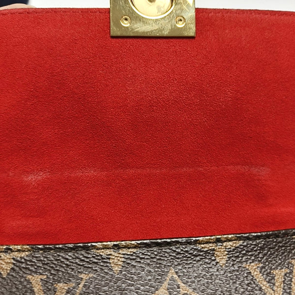 Authenticated pre-owned Locky BB Monogram Coated Canvas Red - Shoulder Bag at Looply