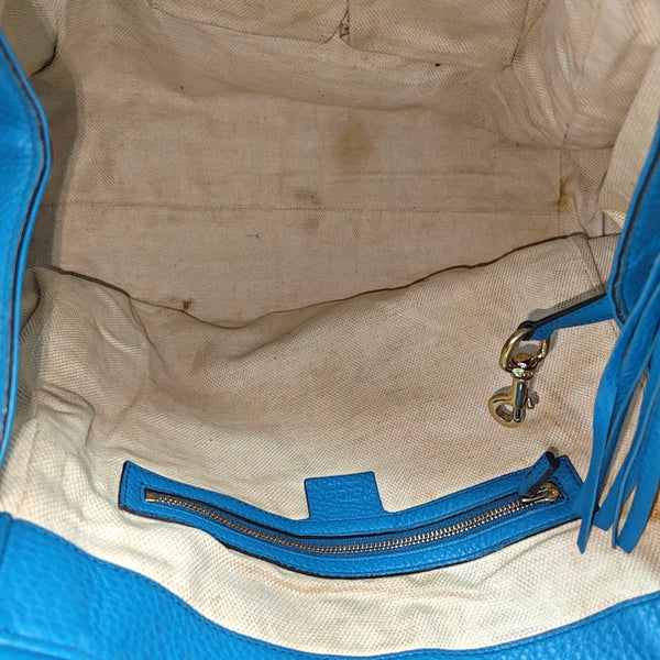 Authenticated pre-owned Soho Small Calfskin Blue - Shoulder Bag at Looply