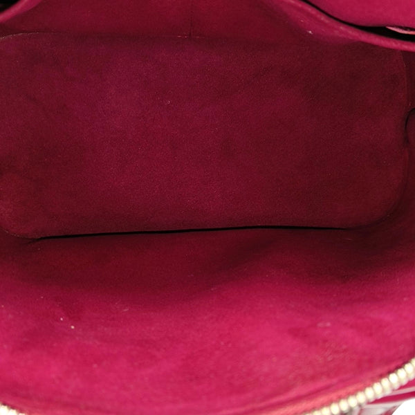 Authenticated pre-owned Alma PM Epi Burgundy - Top Handle Bag at Looply