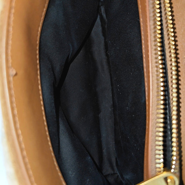 COLLEGE Medium Chevron Suede Brown