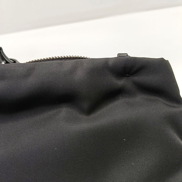 Authenticated pre-owned Nylon Black - Top Handle Bag at Looply