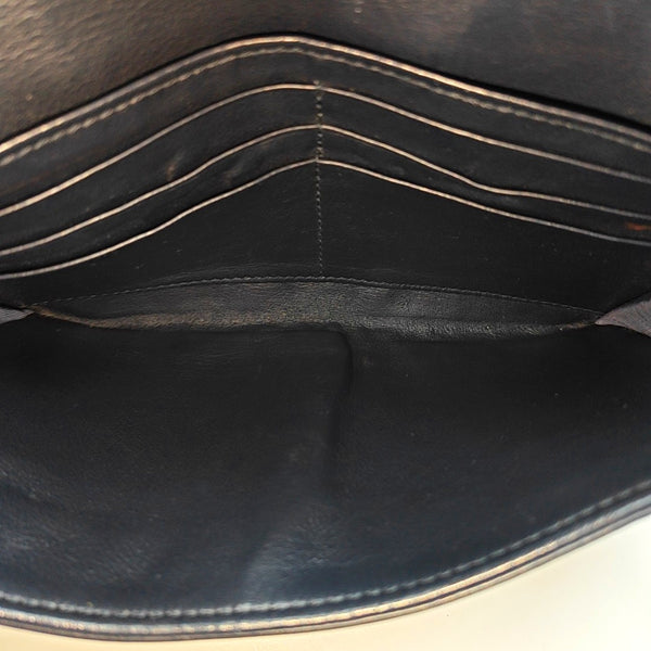 Authenticated pre-owned Saddle Small Oblique Canvas Blue - Shoulder Bag at Looply