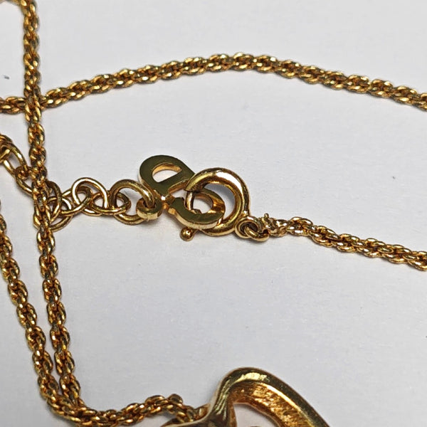 Authenticated pre-owned Petit CD Gold-tone Metal Necklace - Necklace at Looply