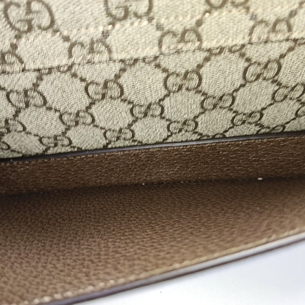 Authenticated pre-owned Blondie Monogram Coated Canvas Beige - Shoulder Bag at Looply